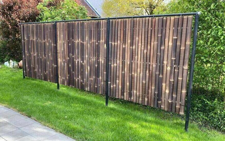Einen Bambuszaun pflegen: So geht's