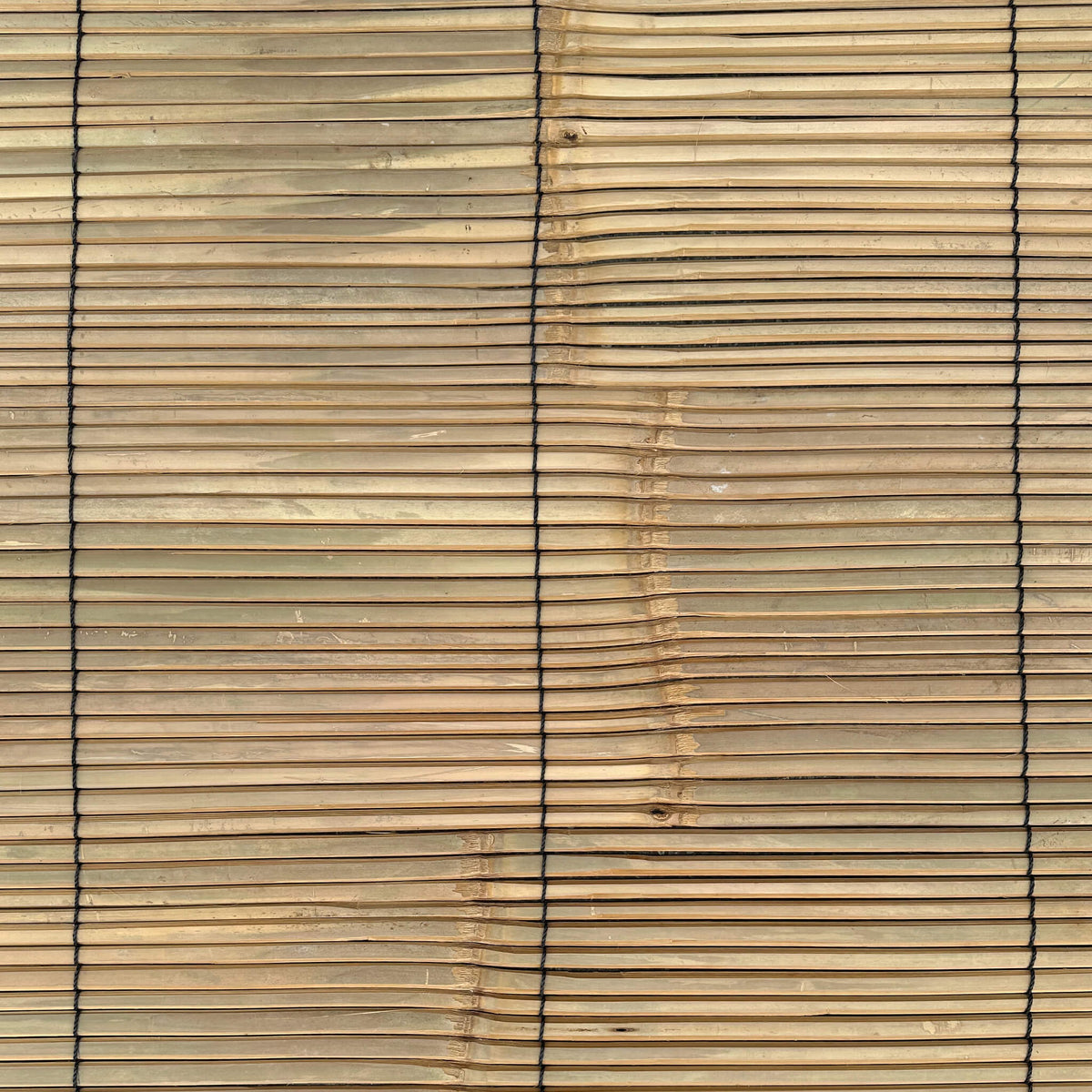 Bamboe rolgordijn Split - Naturel - Close-up