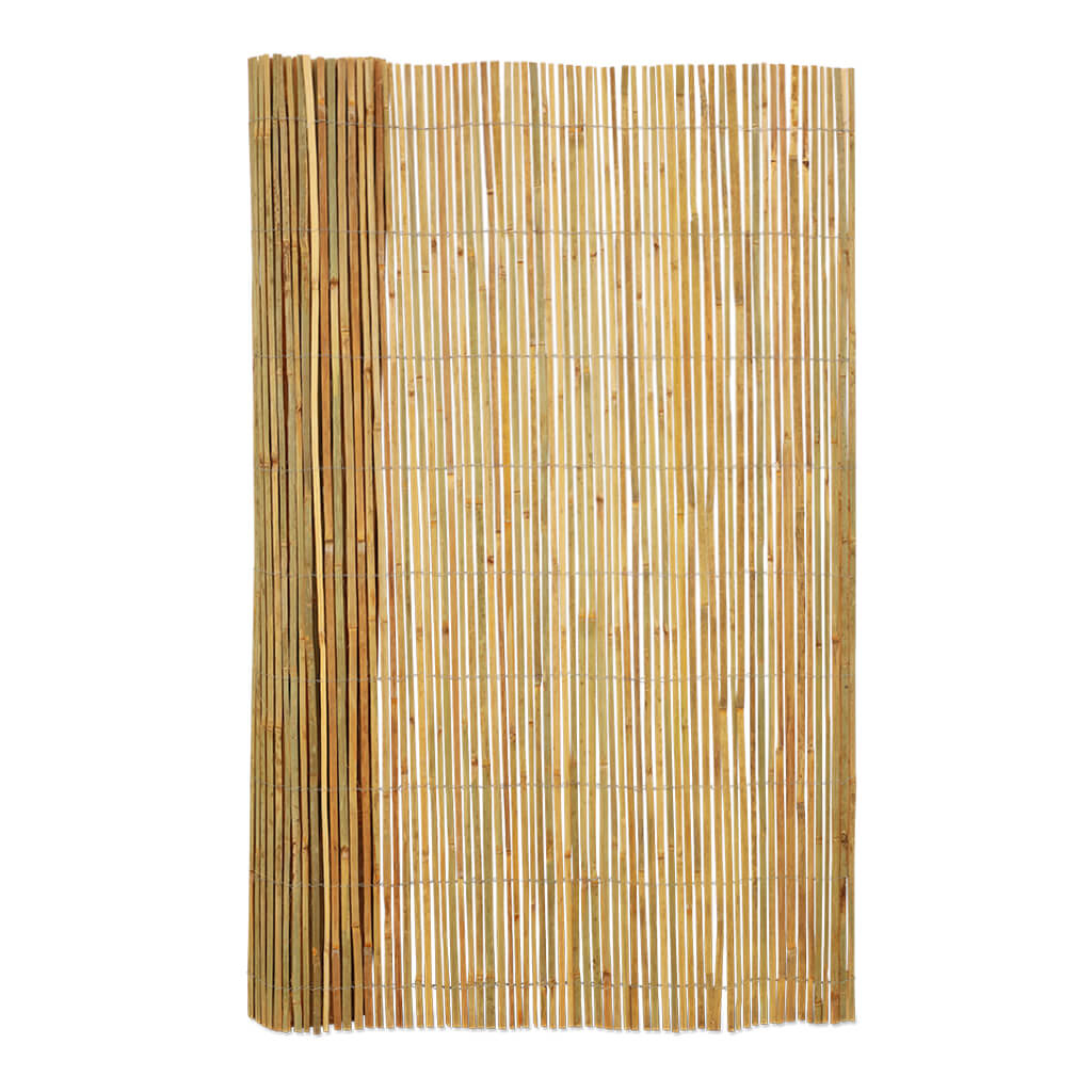 Bamboemat gespleten - 500x180 cm - Naturel - Opgerold