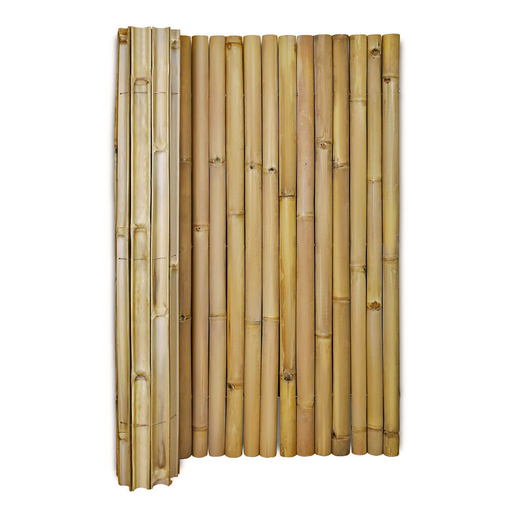 Bambusmatte halbrund - 180x150 cm - Natur