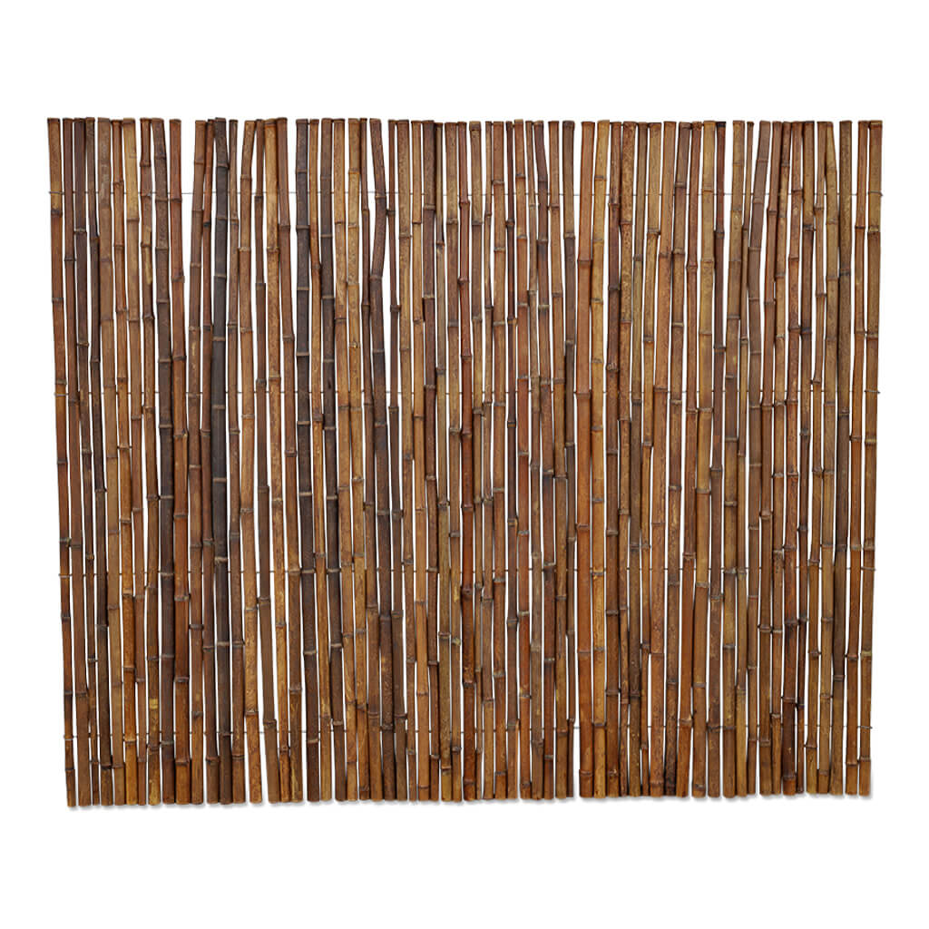Bamboemat Midi - 180x150 cm - Donkerbruin - Uitgerold