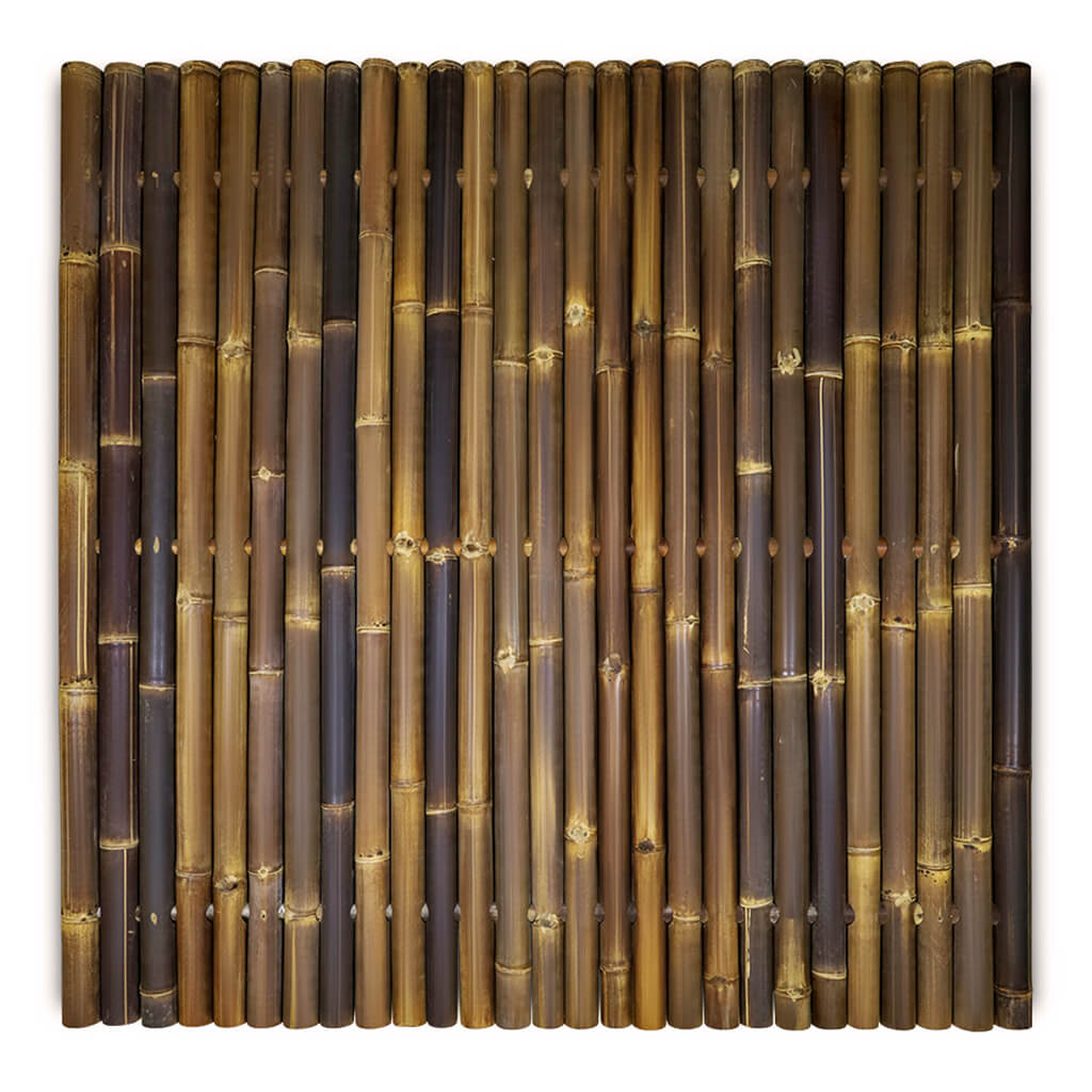Bamboe schutting Giga - Donkerbruin - 180x180 cm