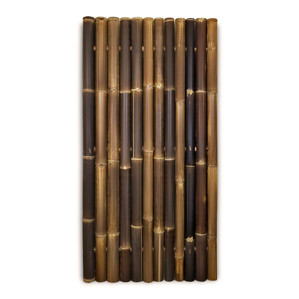 Bamboe schutting Giga Donkerbruin 90x180 cm