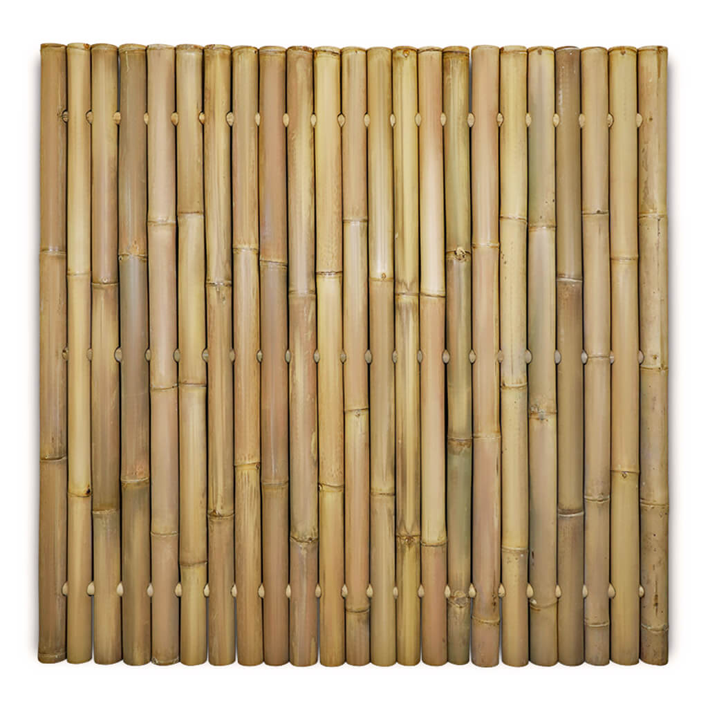 Bamboe schutting Giga Naturel 180x180 cm